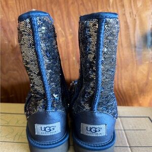 UGG Sequin Boots in Blue and Black